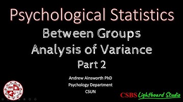 Psy320: ANOVA 2