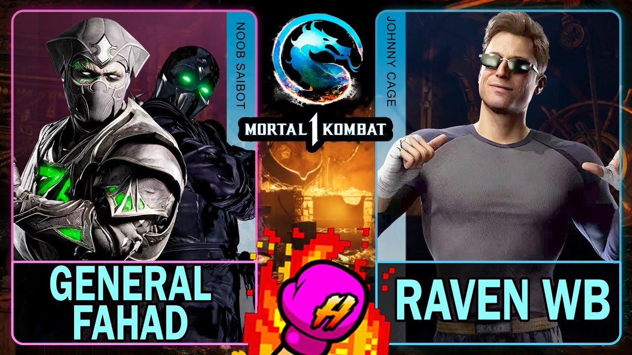 MK1 General Fahad (NOOB SAIBOT) VS Raven WB (JOHNNY CAGE)🥊Mortal Kombat 1🥊4K 60ᶠᵖˢ