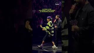 FERXXO firmo una gorra y recibió una pulsera de una fan en IHeartFiesta2024 | #feid #Pintiita