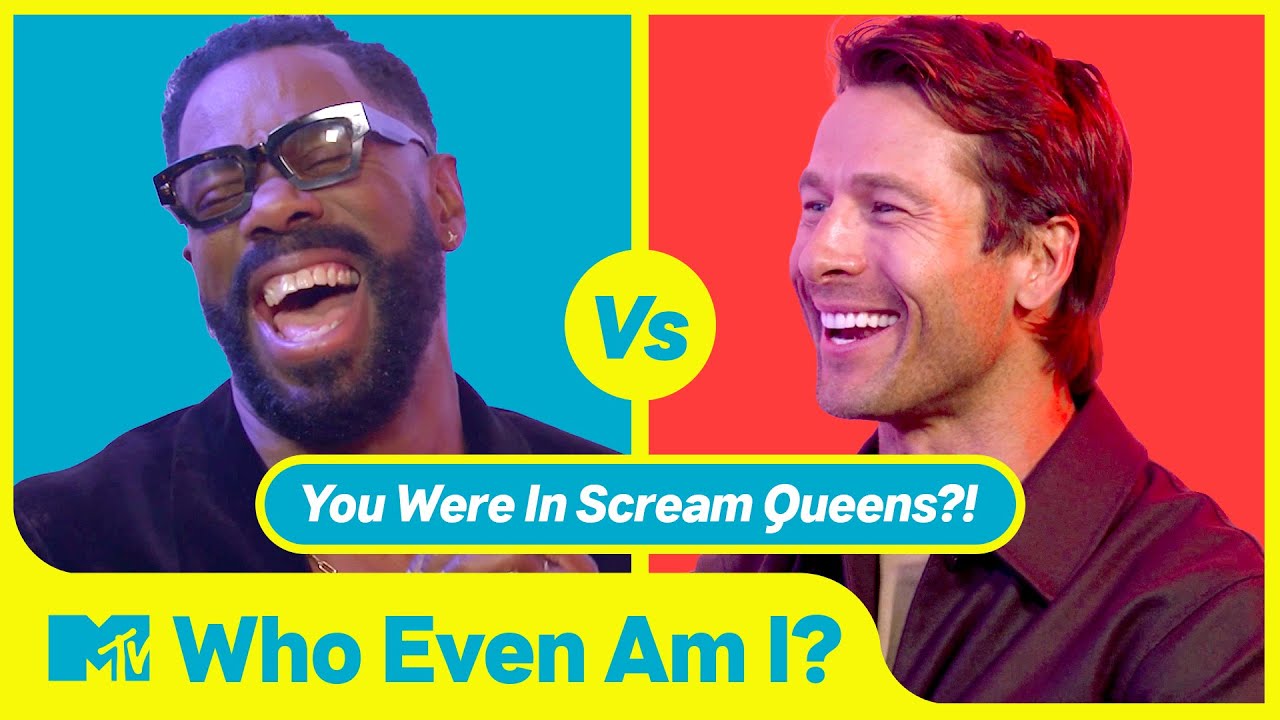 Glen Powell & Colman Domingo Play A Fun Game of Who Even Am I? | MTV Movies