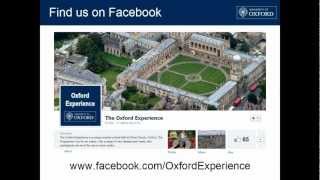 The Oxford Experience Summer School - a brief introduction
