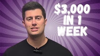 How I Made  $3,000  in 1 Week  Bookkeeper