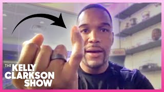 Michael Strahan Shows Off Shocking NFL Injury