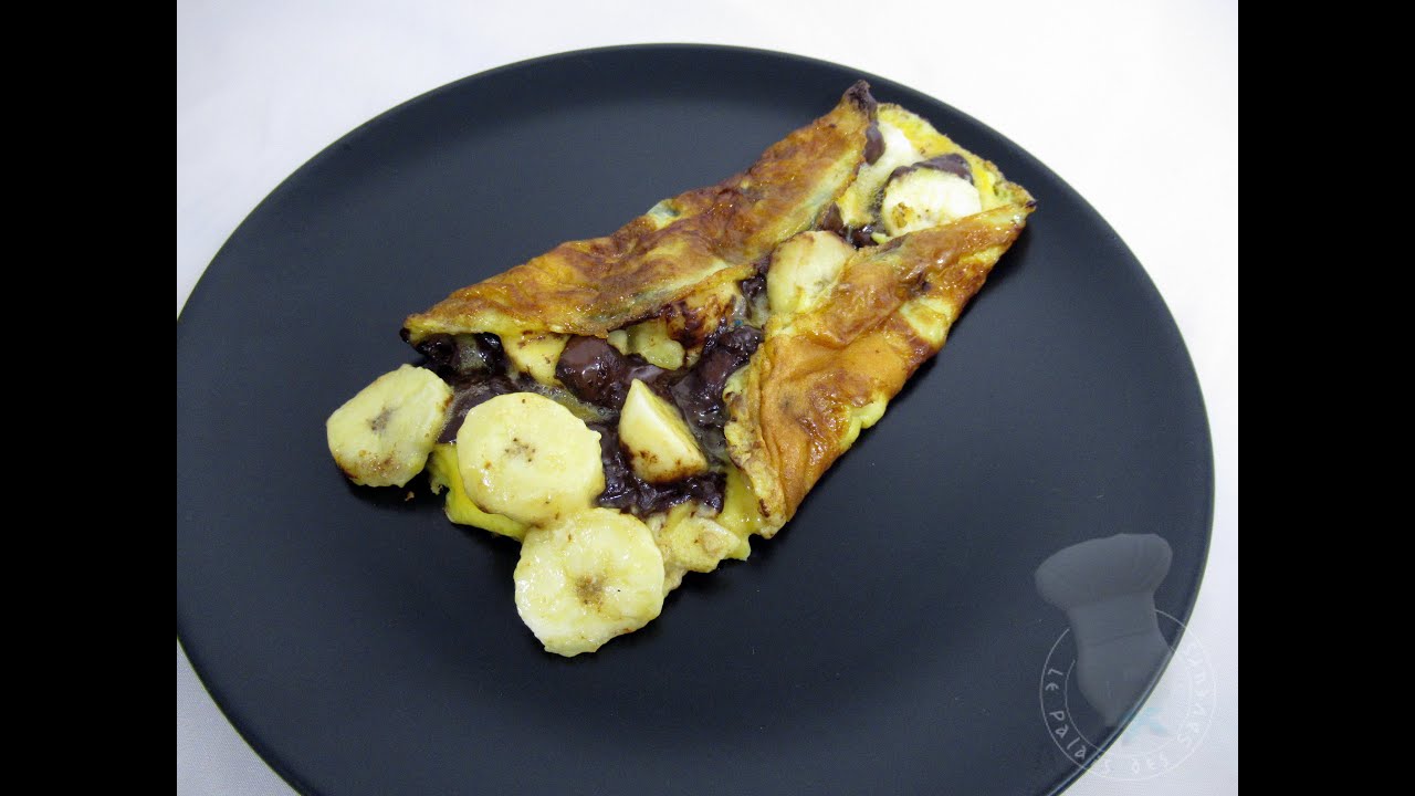 Recette De L Omelette Banane Chocolat Youtube