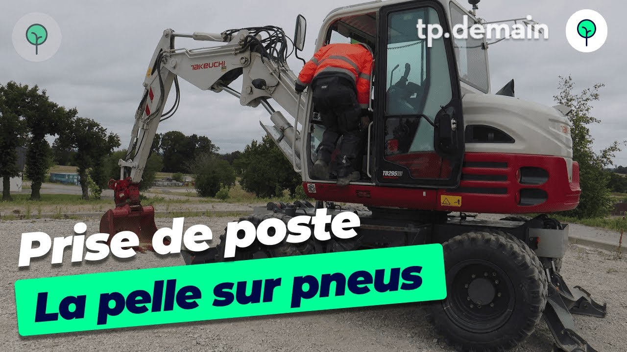 CACES®-Prise de Poste : Pelle sur Pneus - Takeuchi TB295W