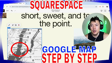 ✅  How To Add Google Maps Location To Squarespace Website 🔴
