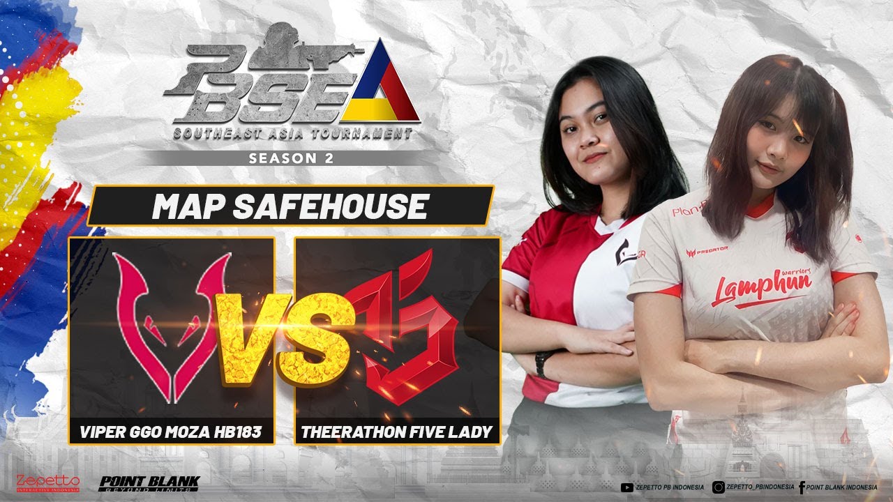 VIPER GGO MOZA HB183 vs THEERATHON FIVE LADY - MAP SAFEHOUSE