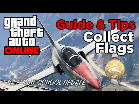 Collect Flags Gold Guide & Tips (GTA Online Flight School Update Gameplay)