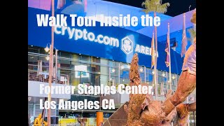 Los Angeles Walk Tour Inside Crypto.Com Arena during Laker Game, Los Angeles, California