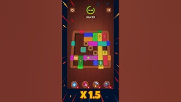 Wood Block Jam - Level 174 Solution 🔓 | Fastpass Reward Unlocked!