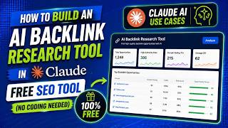 Build a Backlink Research Machine in Claude | Completely Free SEO Tool
