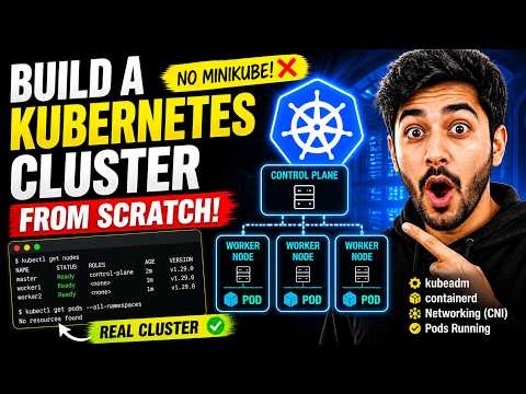 Kubernetes From Scratch (No Tools) – Full Cluster Setup Guide