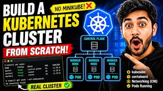 Kubernetes From Scratch (No Tools) – Full Cluster Setup Guide