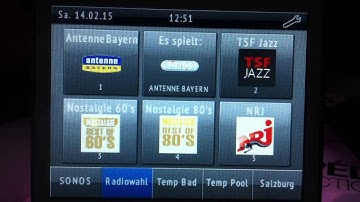 SONOS Control and Datalogging with Elsner Corlo Touch WL and KNX-proServ
