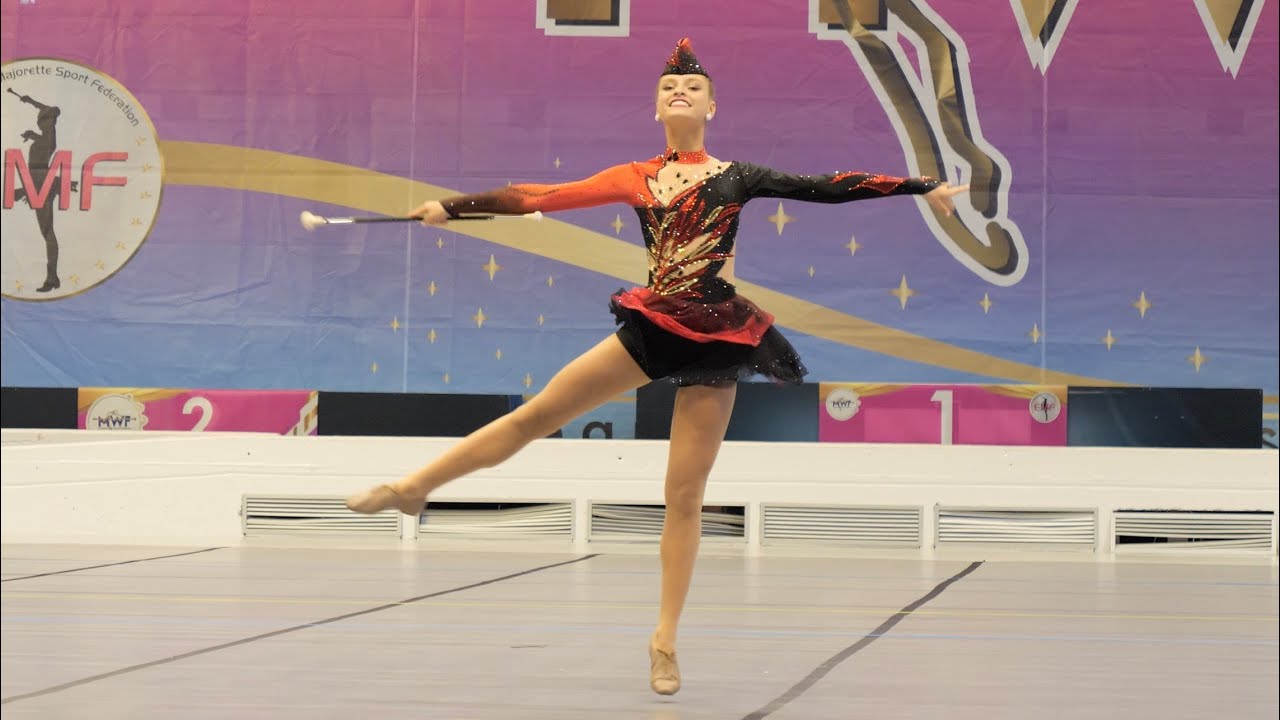 Majorettes *MIRAŻ Wronki* - solo BATON juniors - XX European Majorette Championship - Monza 2025