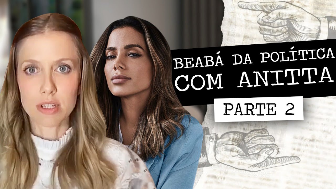 ANITTA ENTRE A ESQUERDA E A DIREITA