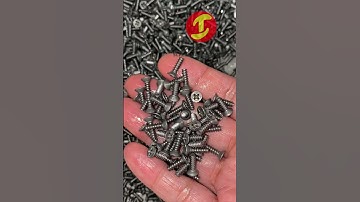 Countersunk head phillips self tapping screw in production