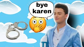 Chloe & Noah Schnapp gets threatened by a KAREN #Noahshnapp #karen #strangerthings
