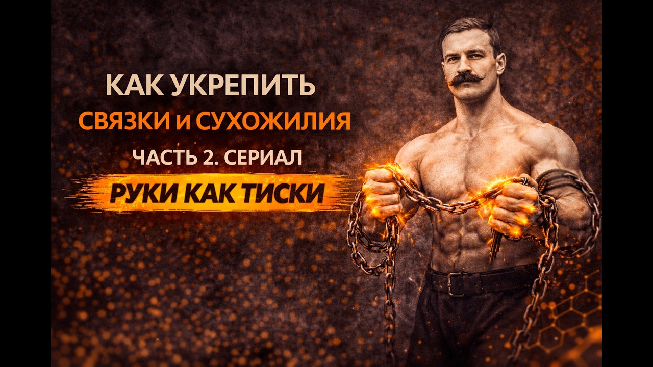 КАК УКРЕПИТЬ СВЯЗКИ И СУХОЖИЛИЯ - часть 2 - сериал 