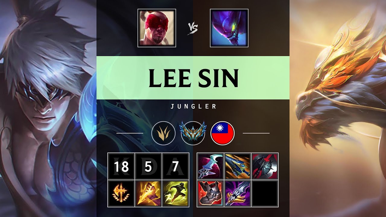 Lee Sin Jungle vs Kha'Zix - TW Challenger Patch 25.12