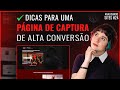 Analisando uma página de captura de um Aluno [O que eu faria de diferente?] - Analisando sites #24