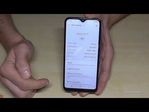 Samsung Galaxy A10: How to enable the Developer Options? for USB Debugging etc.