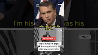 "He kept me out of jail" Trump praises his attorney general pick