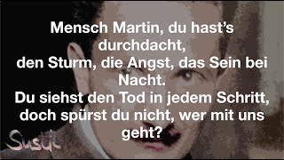 Mensch Martin Mein Fiktives Gespräch Mit Heidegger - Music By Susanne