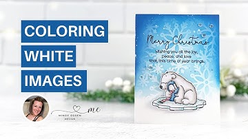 Coloring A White Image With Copic Markers