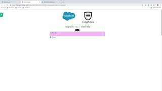 System value in a hidden field