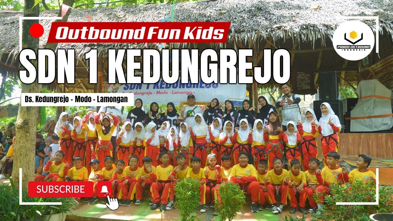 🔴 Outbound Siswa SDN 1 Kedungrejo Modo Lamongan di Wisata Jatiwangi Park Tuban - EO Pandu Outbound