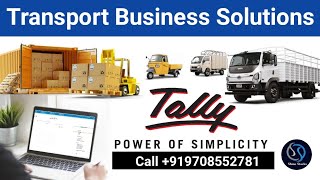 Tally Transport Modules | LR Entry Tally Prime | Call 9708552781 #tallytransport | #1