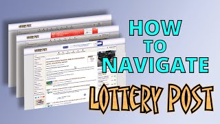 How to navigate the new Lottery Post website