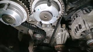 Timing belt Installation with timing tools Ford fiesta