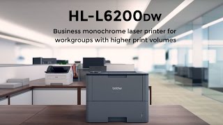 Laser Printer with Wireless Networking, Duplex Printing, and Large Paper Capacity | HL-L6200DW