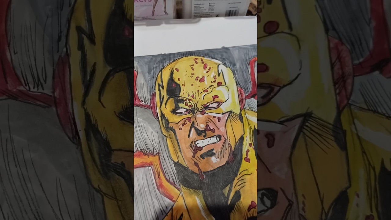 reverse flash art 