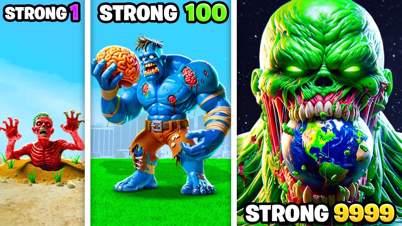 Weakest to STRONGEST ZOMBIE in GTA 5!