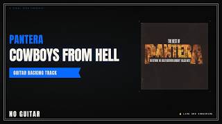 Pantera - Cowboys From Hell | Guitar Backing Track