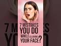Are you making these common mistakes when washing your face? 🚫 #skincare #skincaretips #trending