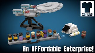The LEGO Enterprise D plus Shuttle Pod.... BUT TINY!