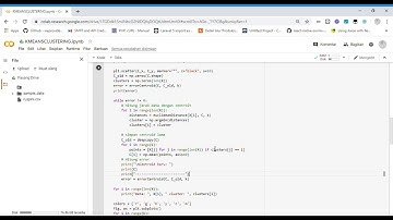 MACHINE LEARNING - K MEANS CLUSTERING (with Python)