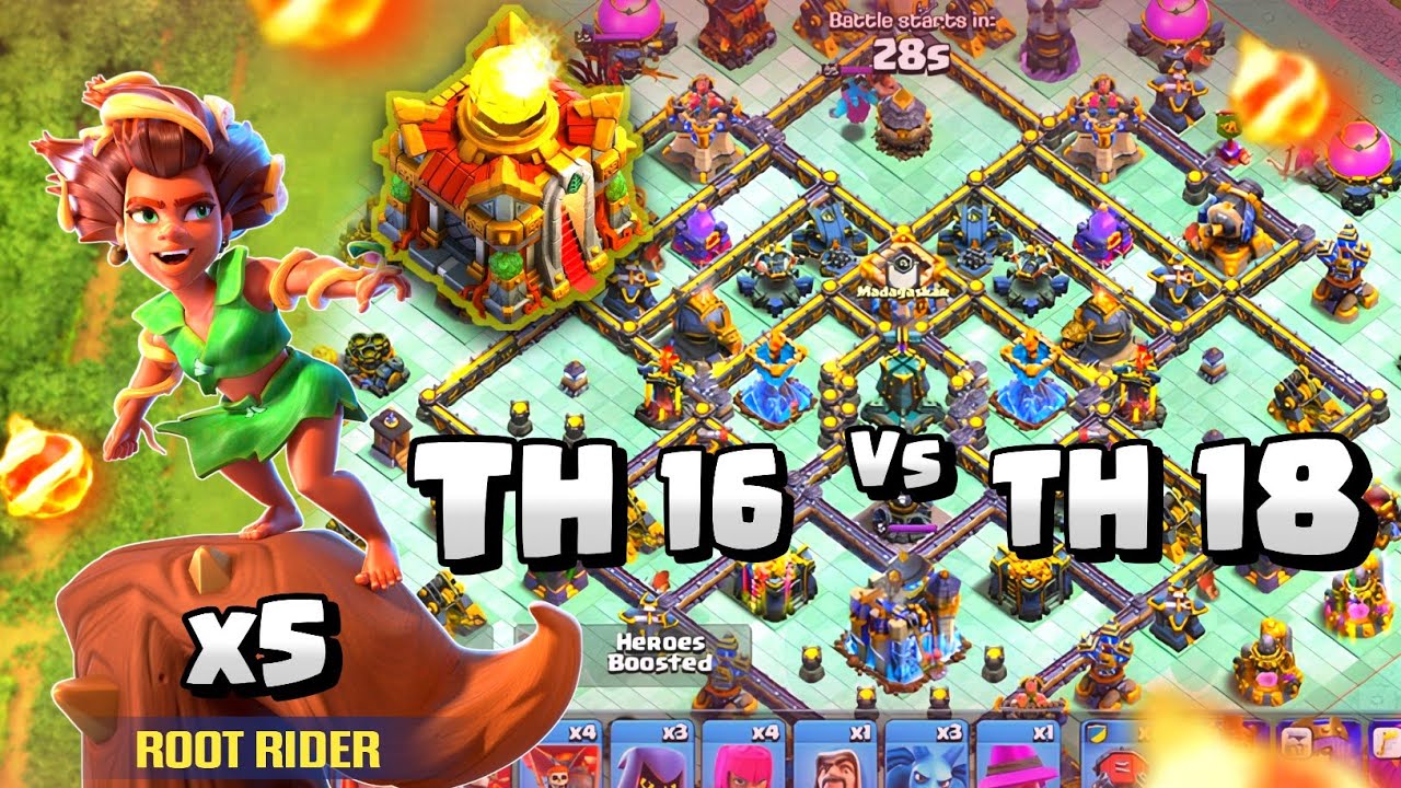 Attack Fireball TH 16 untuk Pemula Bisa Rata TH 18