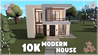 10K! BLOXBURG; MODERN HOUSE BUILD, (2-STORY)!! 10K! BLOXBURG; MODERN HOUSE BUILD, (2-STORY)!!