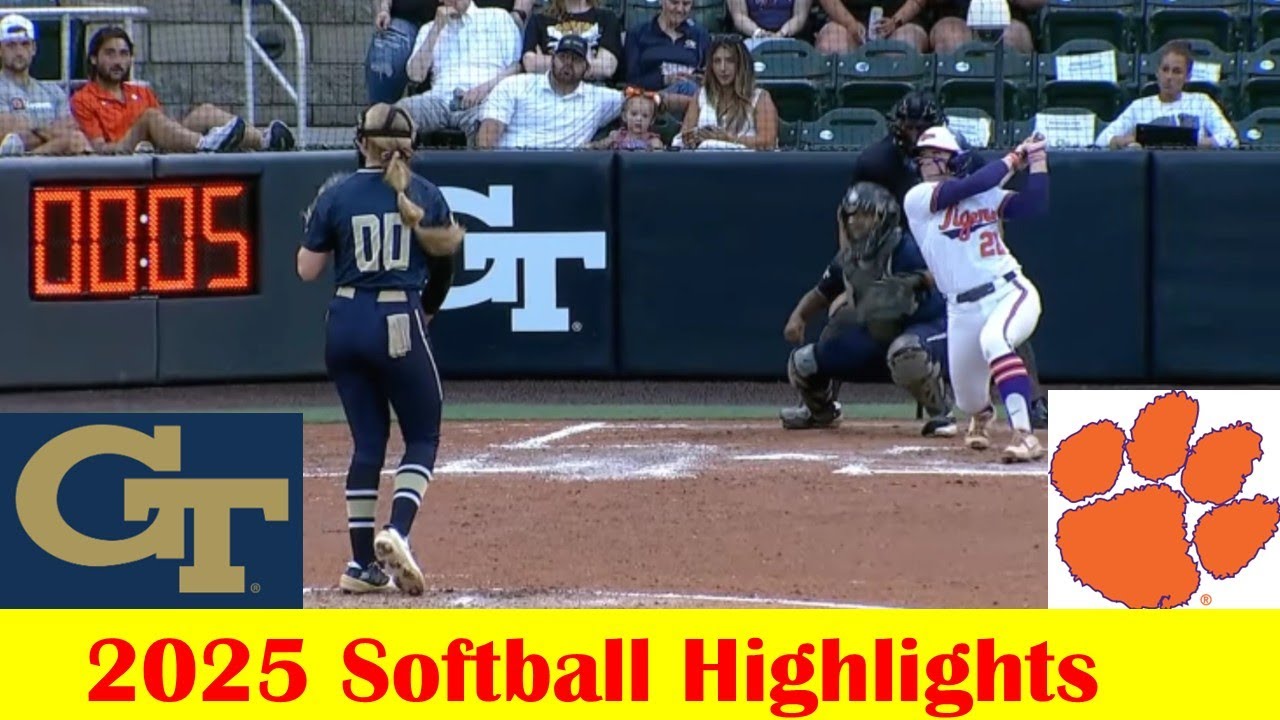 #19 Clemson vs Georgia Tech Softball Game Highlights 4 26 2025 - YouTube