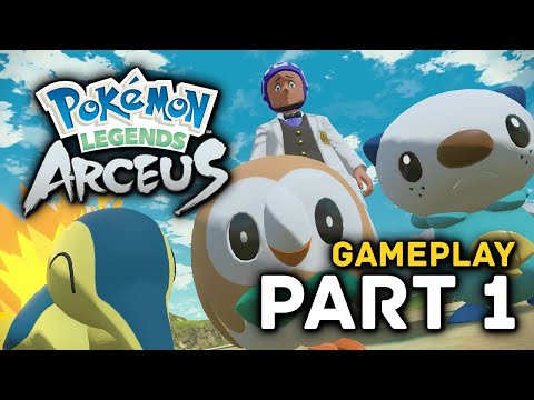 Pokemon Legends Arceus Gameplay Walkthrough Part 1 