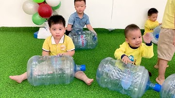 Cô Hajiera tổ chức giờ vận động cho các bé iBS | Mầm non Quốc tế iBS