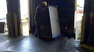 Bluff Manufacturing Aluminium Dock Board with Casters
