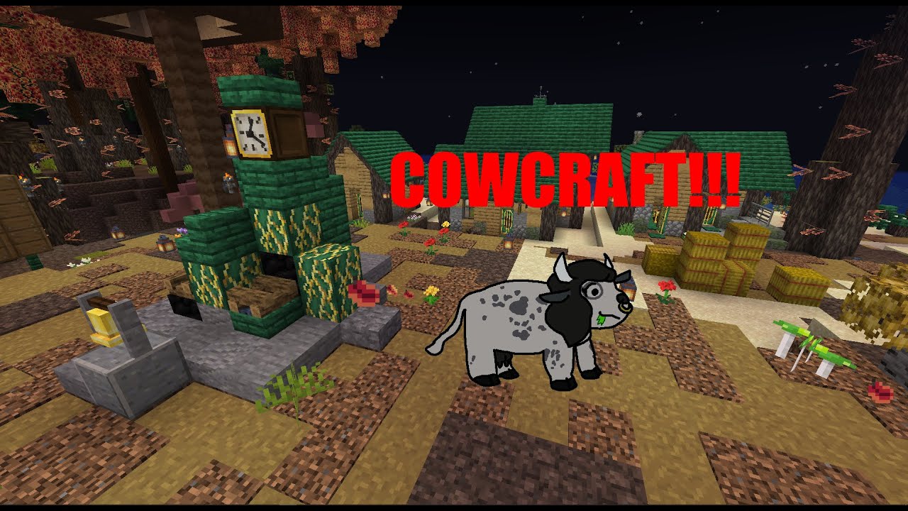 Cowcraft stream!! - YouTube
