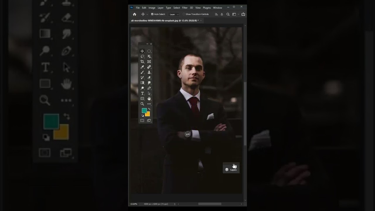 Popular Orange & Teal Color Look in 20 seconds with Photoshop 😱 