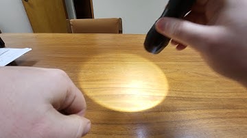 SMALL Flashlight with GREAT Zoom!